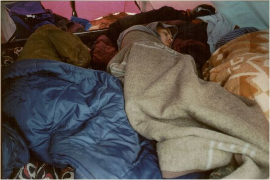 schn ankuscheln, dann wird's warm